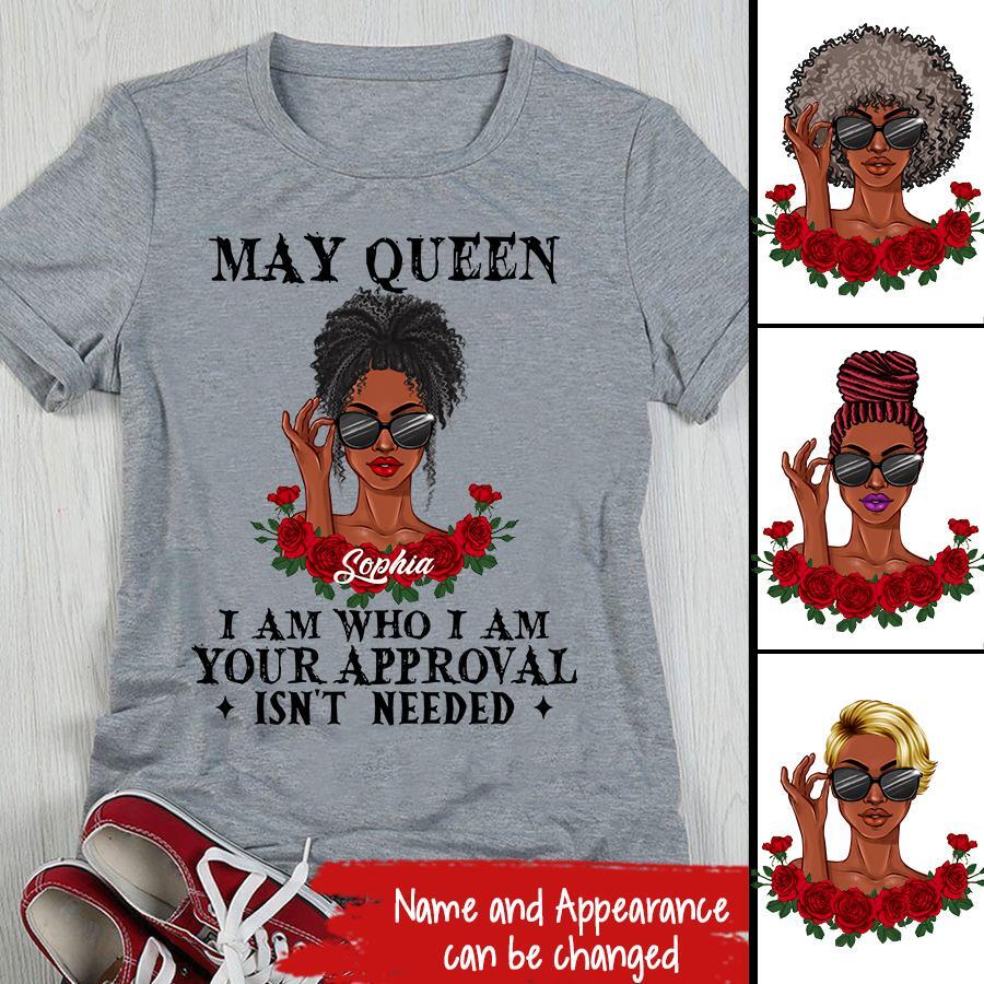 May Birthday Shirt, Custom Birthday Shirt, Queens Born In May, May Birthday Gifts, May shirts for Woman
