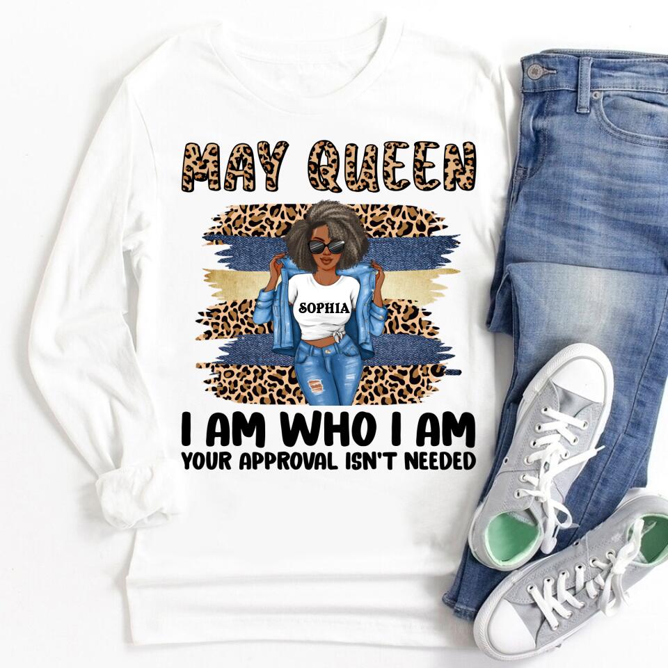 May Birthday Shirt, Custom Birthday Shirt, Queens Born In May, May Birthday Gifts, May shirts for Woman