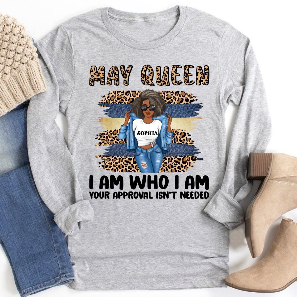 May Birthday Shirt, Custom Birthday Shirt, Queens Born In May, May Birthday Gifts, May shirts for Woman