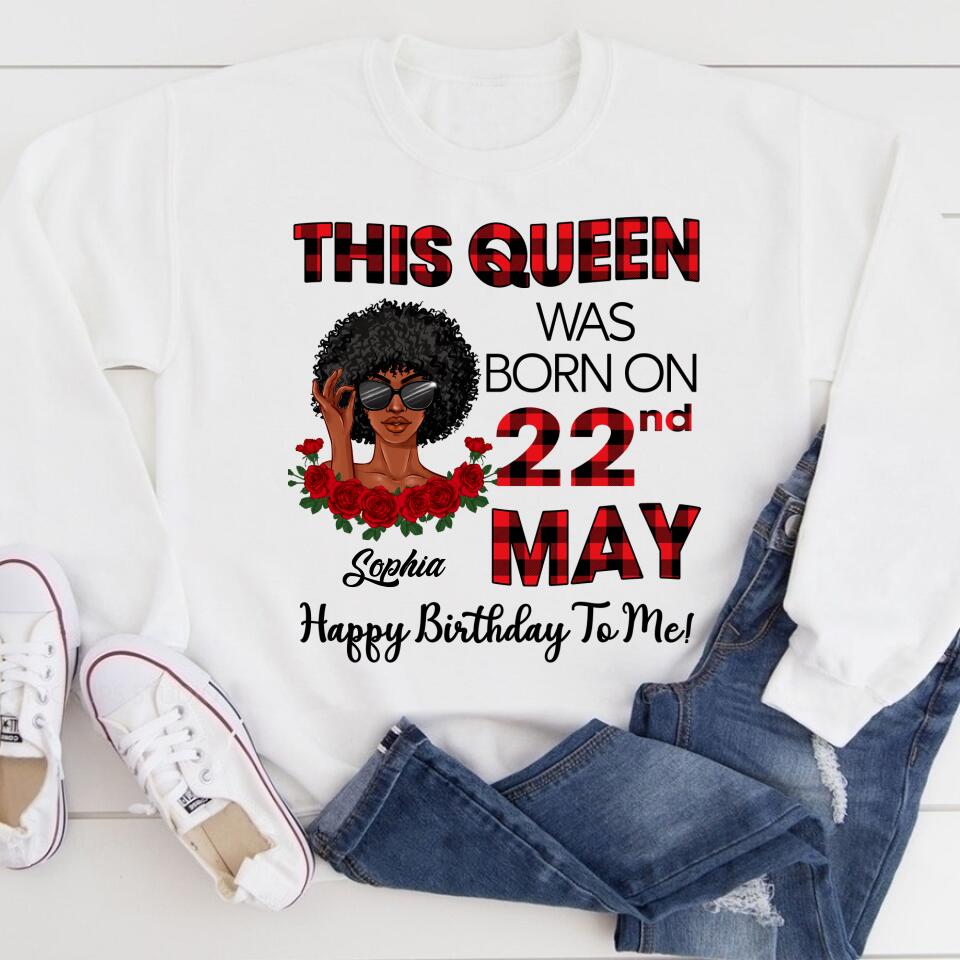 May Birthday Shirt, Custom Birthday Shirt, Queens Born In May, May Birthday Gifts, May shirts for Woman