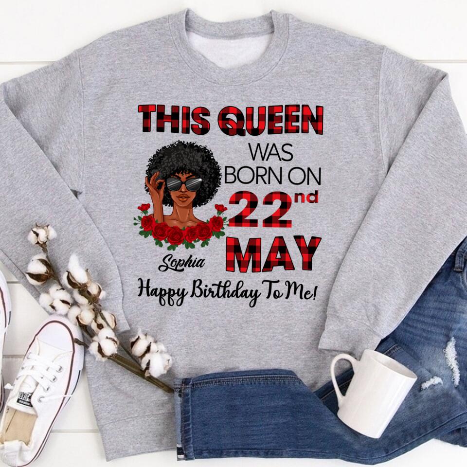 May Birthday Shirt, Custom Birthday Shirt, Queens Born In May, May Birthday Gifts, May shirts for Woman