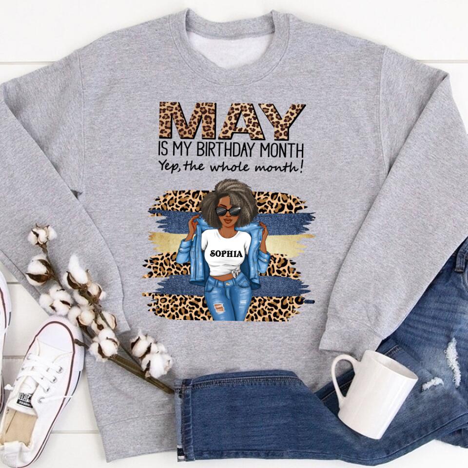 May Birthday Shirt, Custom Birthday Shirt, Queens Born In May, May Birthday Gifts, May shirts for Woman