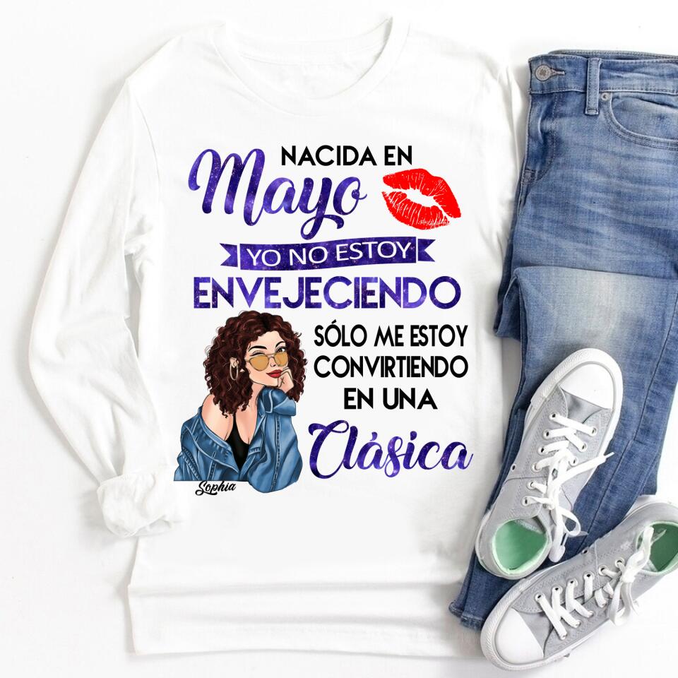 Camisa De Cumpleaños De Mayo, Camisa De Cumpleaños Personalizada, Reinas Nacidas En Mayo, Regalos De Cumpleaños De Mayo, Camisas De Mayo Para Mujeres