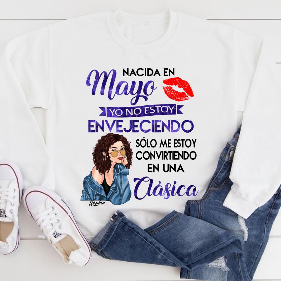 Camisa De Cumpleaños De Mayo, Camisa De Cumpleaños Personalizada, Reinas Nacidas En Mayo, Regalos De Cumpleaños De Mayo, Camisas De Mayo Para Mujeres