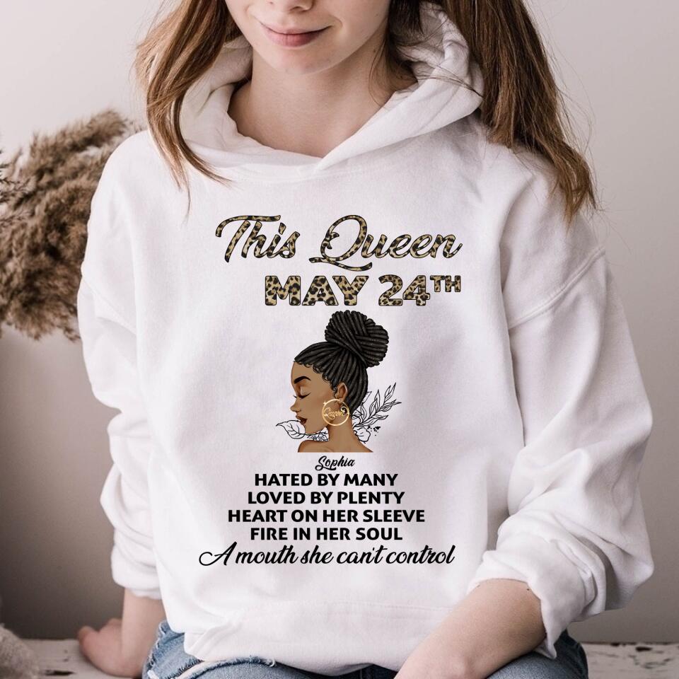 May Birthday Shirt, Custom Birthday Shirt, Queens Born In May, May Birthday Gifts, May Shirts For Woman