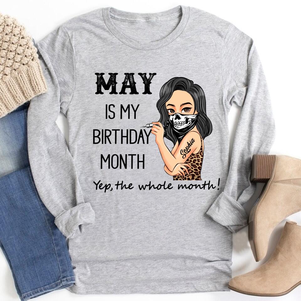 May Birthday Shirt, Custom Birthday Shirt, Queens Born In May, May Birthday Gifts, May Shirts For Woman