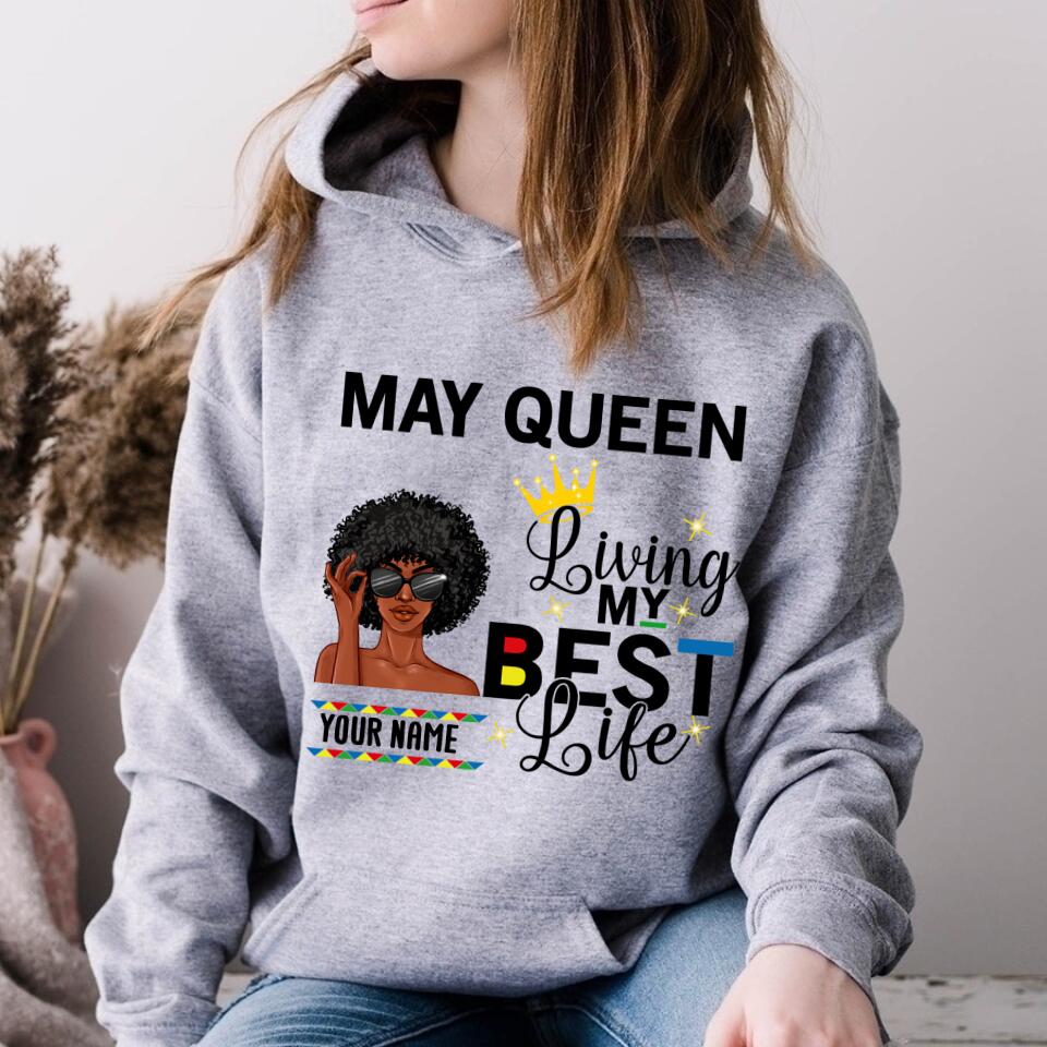May Birthday Shirt, Custom Birthday Shirt, Queens Born In May, May Birthday Gifts, May Shirts For Woman