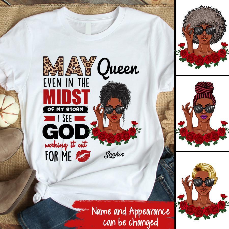 May Birthday Shirt, Custom Birthday Shirt, Queens Born In May, May Birthday Gifts, May Shirts For Woman