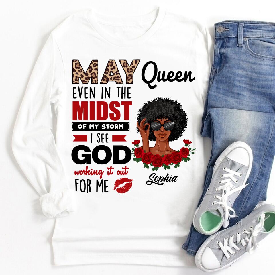 May Birthday Shirt, Custom Birthday Shirt, Queens Born In May, May Birthday Gifts, May Shirts For Woman