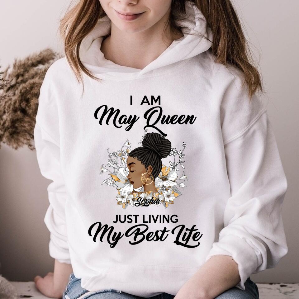 May Birthday Shirt, Custom Birthday Shirt, Queens Born In May, May Birthday Gifts, May Shirts For Woman
