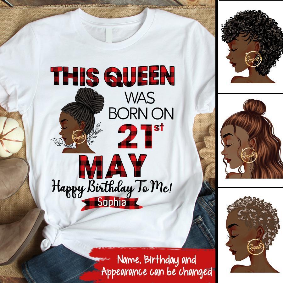 May Birthday Shirt, Custom Birthday Shirt, Queens Born In May, May Birthday Gifts, May Shirts For Woman