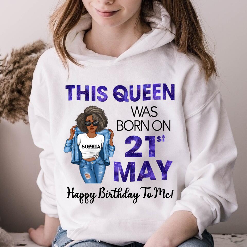 May Birthday Shirt, Custom Birthday Shirt, Queens Born In May, May Birthday Gifts, May Shirts For Woman