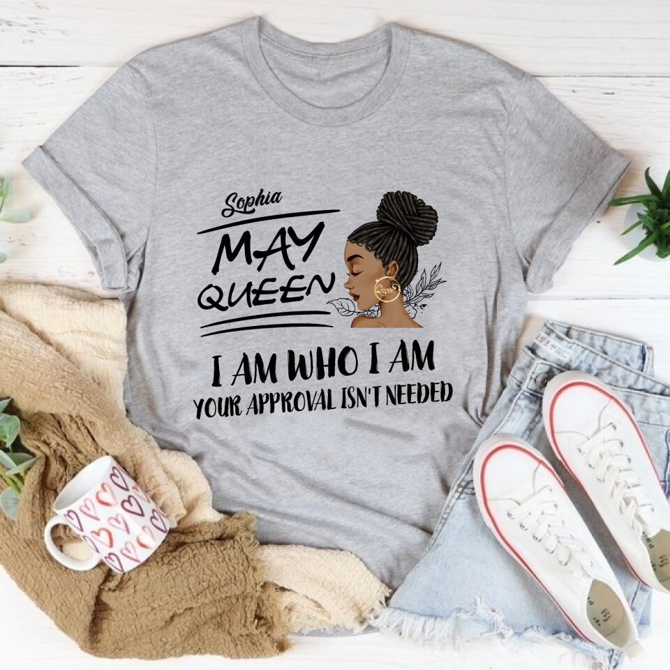 May Birthday Shirt, Custom Birthday Shirt, Queens Born In May, May Birthday Gifts, May Shirts For Woman
