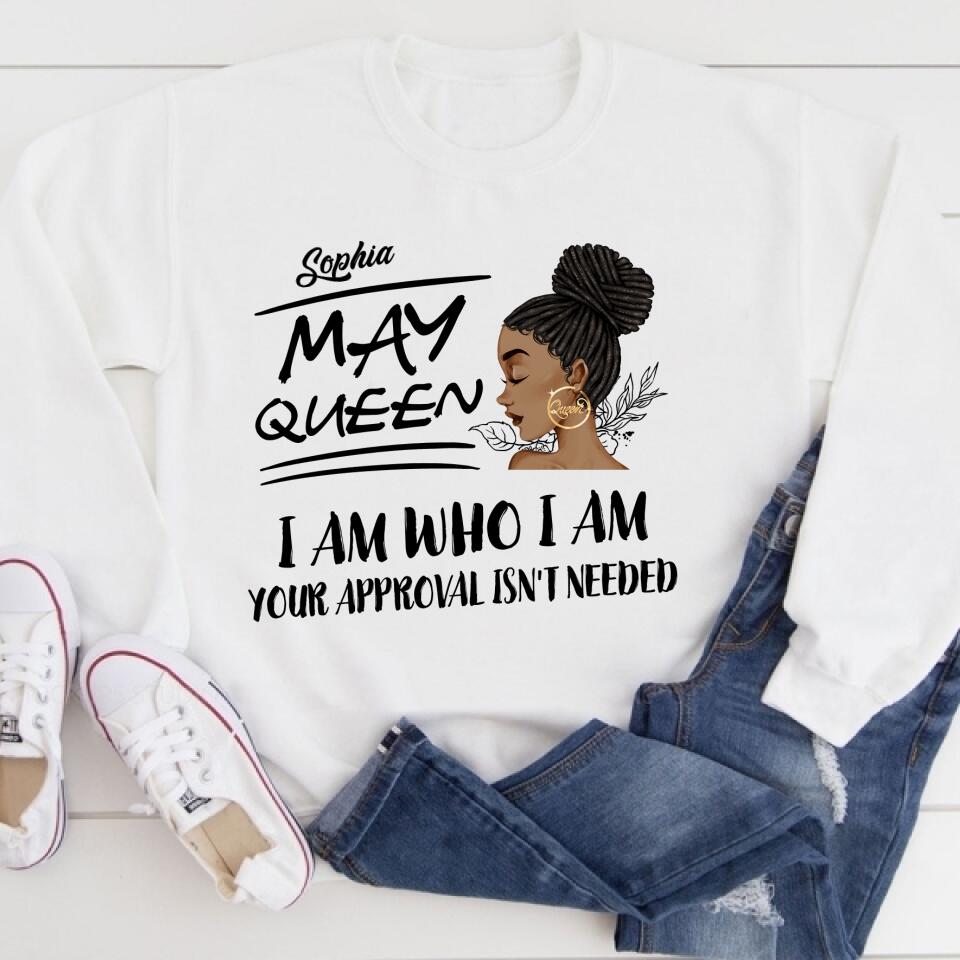 May Birthday Shirt, Custom Birthday Shirt, Queens Born In May, May Birthday Gifts, May Shirts For Woman