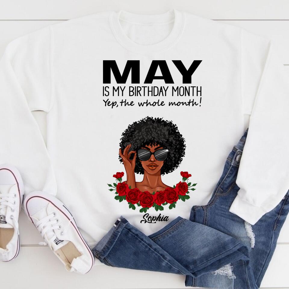 May Birthday Shirt, Custom Birthday Shirt, Queens Born In May, May Birthday Gifts, May Shirts For Woman