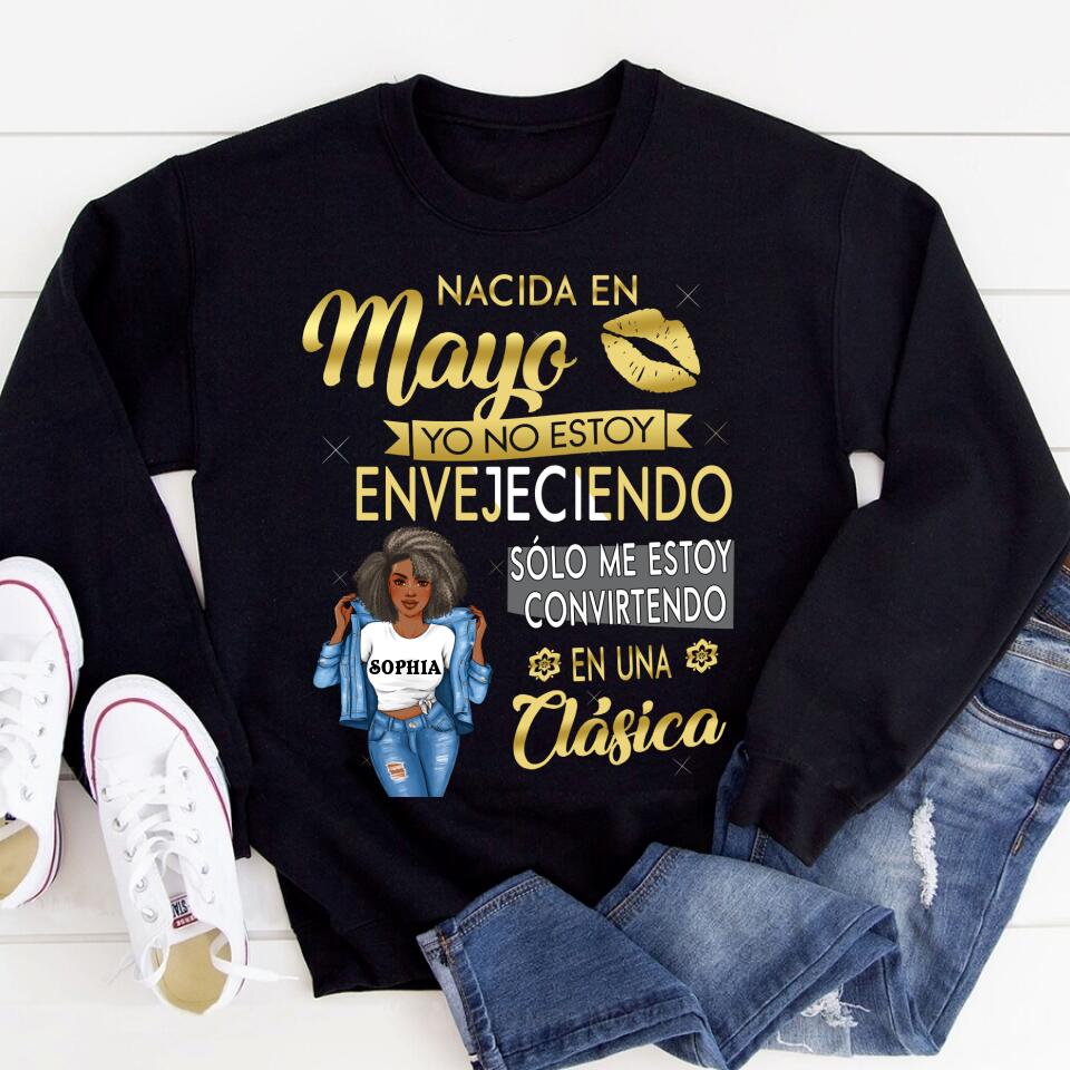 Camisa De Cumpleaños De Mayo, Camisa De Cumpleaños Personalizada, Reinas Nacidas En Mayo, Regalos De Cumpleaños De Mayo, Camisas De Mayo Para Mujeres