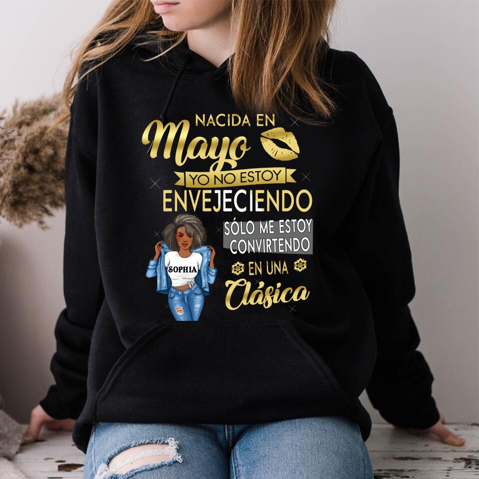 Camisa De Cumpleaños De Mayo, Camisa De Cumpleaños Personalizada, Reinas Nacidas En Mayo, Regalos De Cumpleaños De Mayo, Camisas De Mayo Para Mujeres
