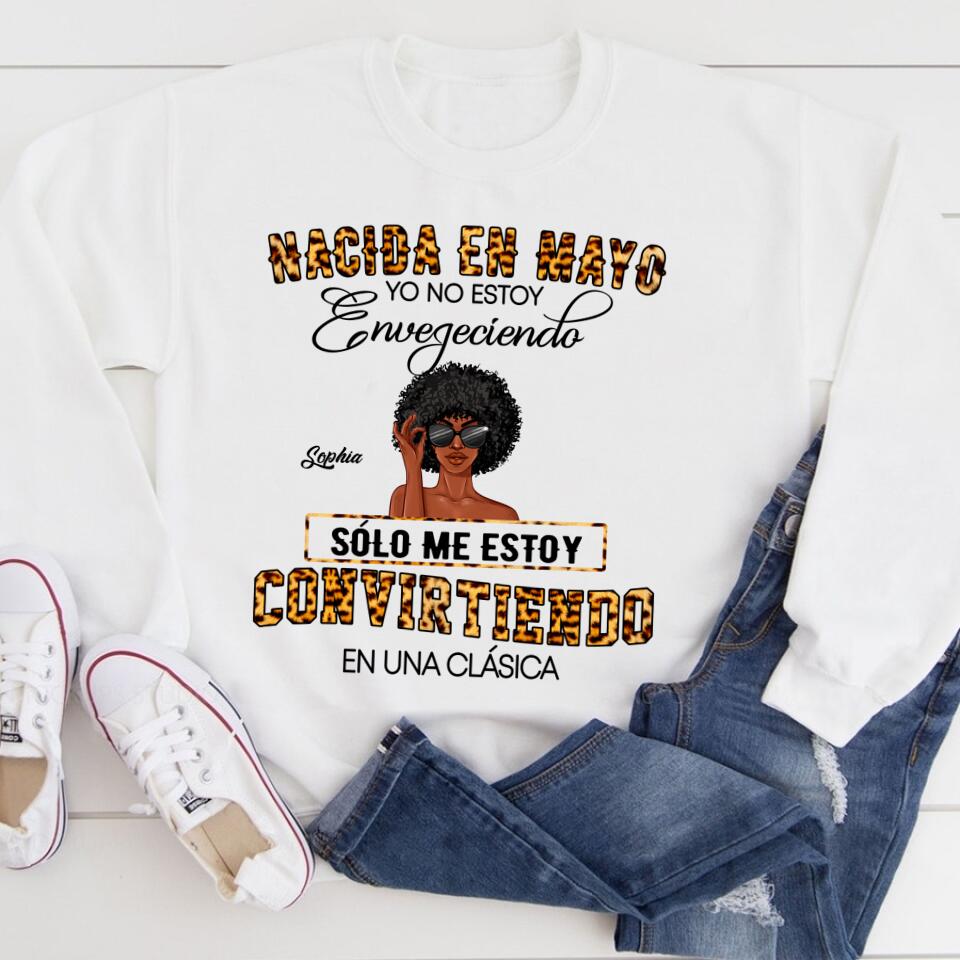 Camisa De Cumpleaños De Mayo, Camisa De Cumpleaños Personalizada, Reinas Nacidas En Mayo, Regalos De Cumpleaños De Mayo, Camisas De Mayo Para Mujeres