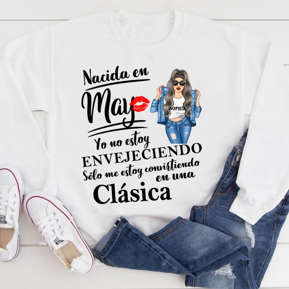 Camisa De Cumpleaños De Mayo, Camisa De Cumpleaños Personalizada, Reinas Nacidas En Mayo, Regalos De Cumpleaños De Mayo, Camisas De Mayo Para Mujeres