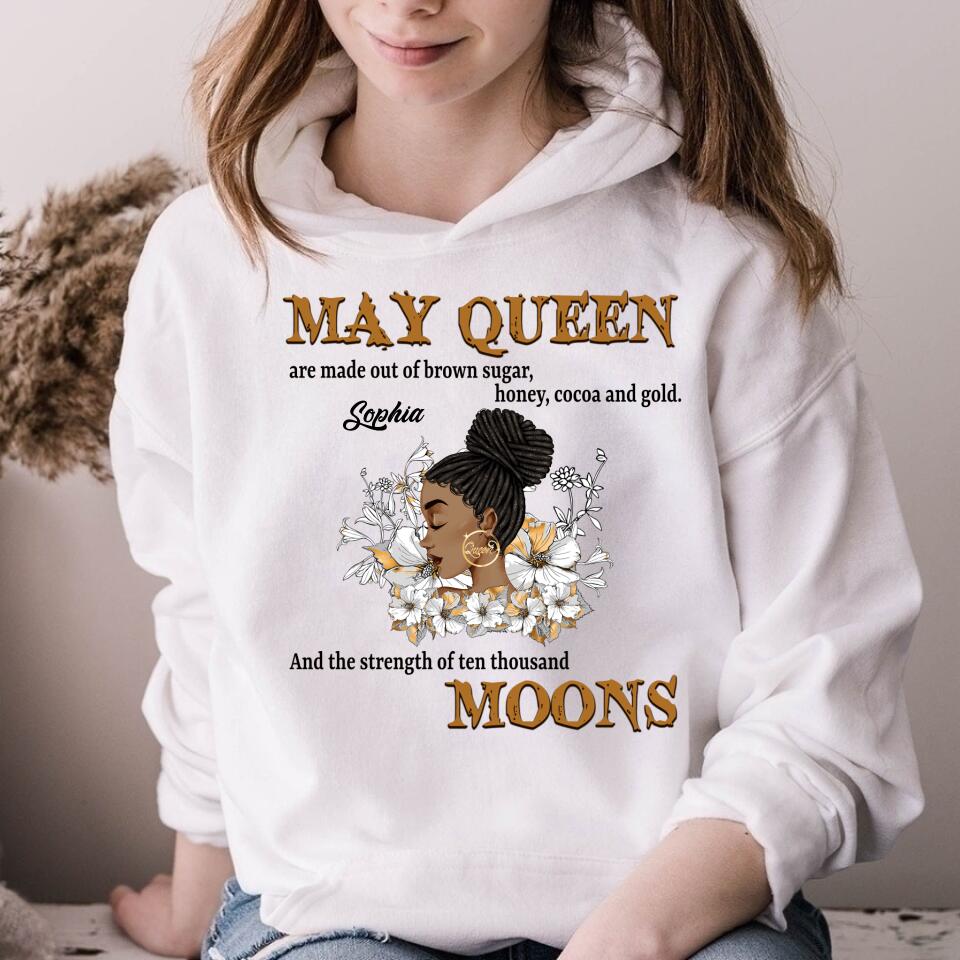 May Birthday Shirt, Custom Birthday Shirt, Queens Born In May, May Birthday Gifts, May Shirts For Woman