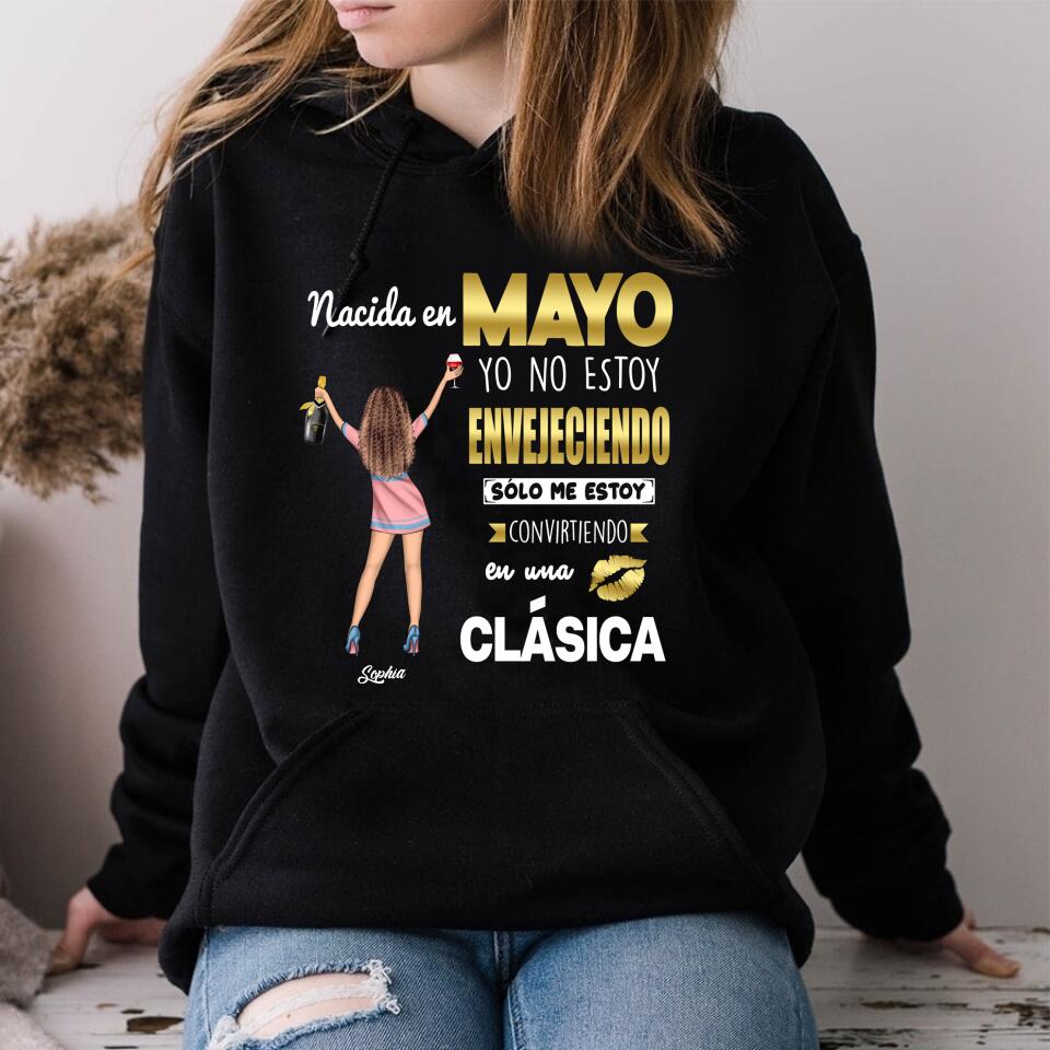 Camisa De Cumpleaños De Mayo, Camisa De Cumpleaños Personalizada, Reinas Nacidas En Mayo, Regalos De Cumpleaños De Mayo, Camisas De Mayo Para Mujeres