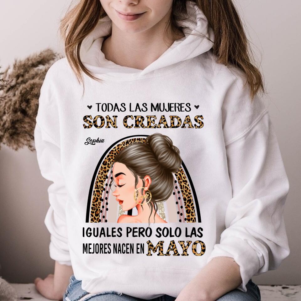 Camisa De Cumpleaños De Mayo, Camisa De Cumpleaños Personalizada, Reinas Nacidas En Mayo, Regalos De Cumpleaños De Mayo, Camisas De Mayo Para Mujeres