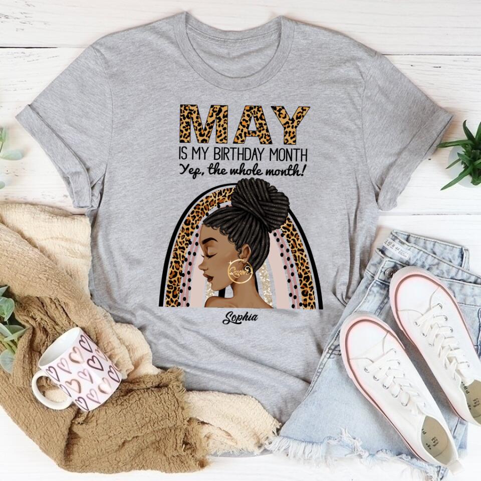 May Birthday Shirt, Custom Birthday Shirt, Queens Born In May, May Birthday Gifts, May Shirts For Woman