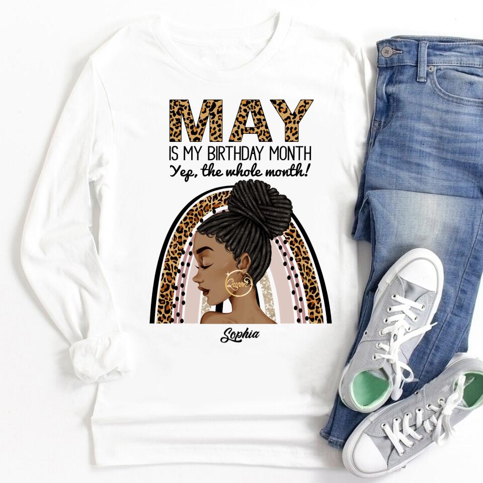May Birthday Shirt, Custom Birthday Shirt, Queens Born In May, May Birthday Gifts, May Shirts For Woman