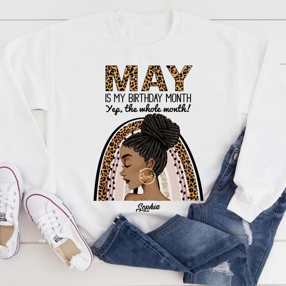 May Birthday Shirt, Custom Birthday Shirt, Queens Born In May, May Birthday Gifts, May Shirts For Woman