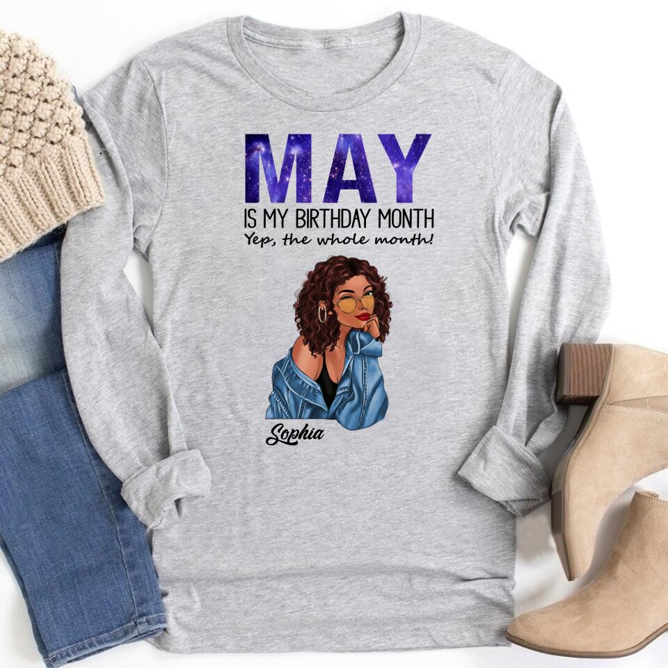 May Birthday Shirt, Custom Birthday Shirt, Queens Born In May, May Birthday Gifts, May Shirts For Woman