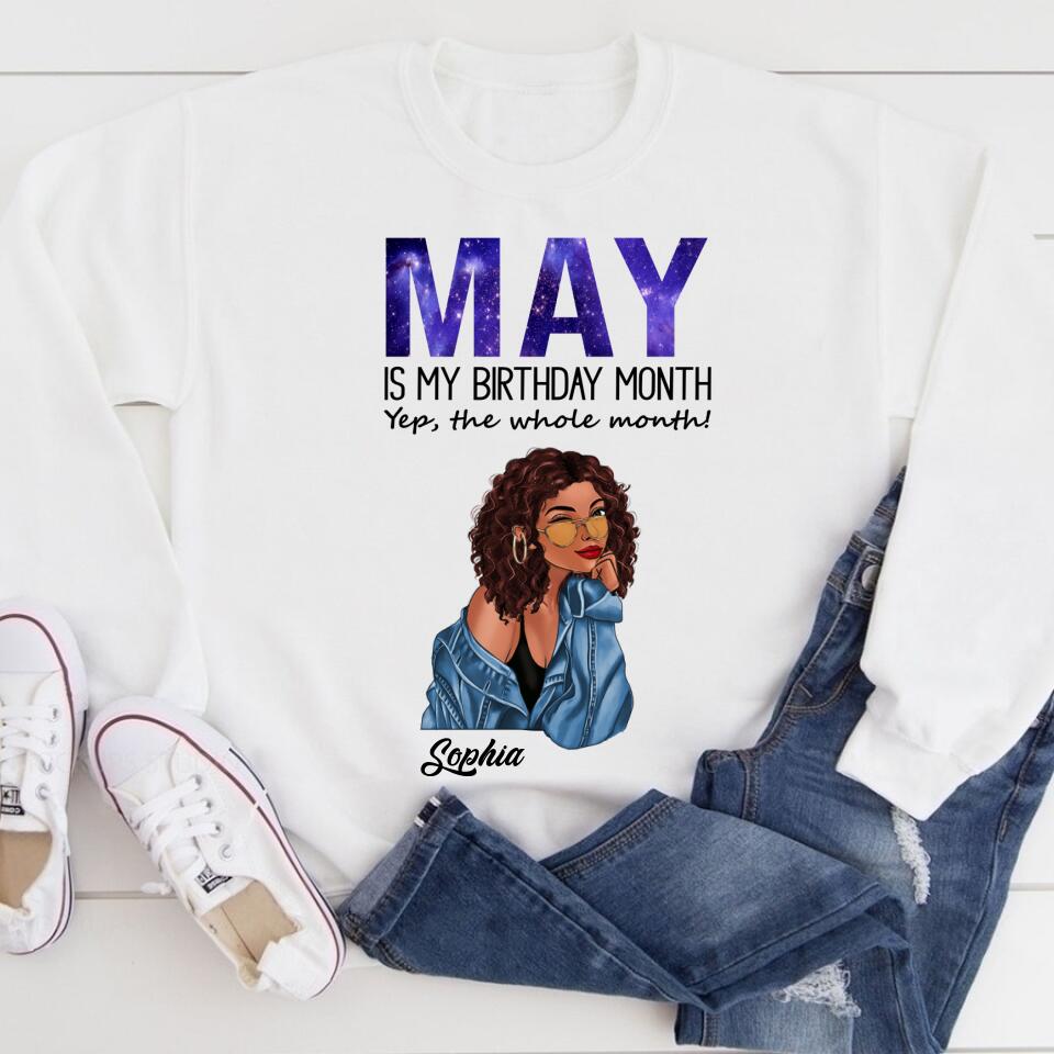 May Birthday Shirt, Custom Birthday Shirt, Queens Born In May, May Birthday Gifts, May Shirts For Woman