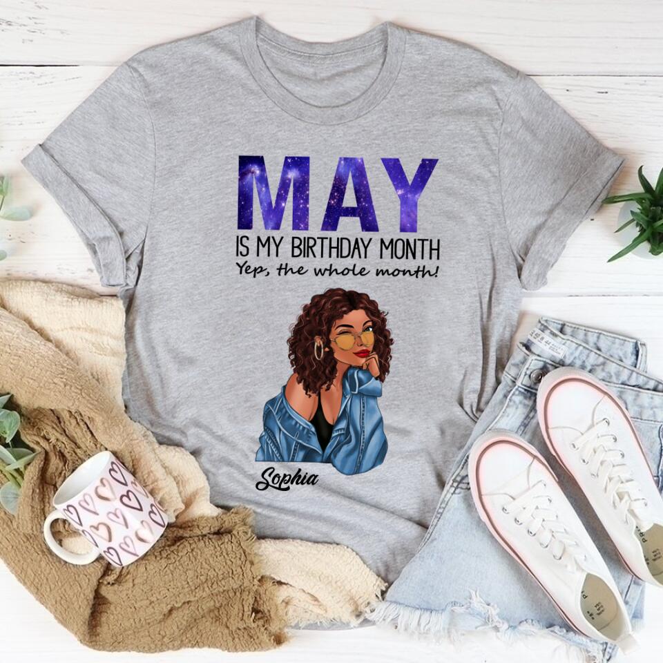 May Birthday Shirt, Custom Birthday Shirt, Queens Born In May, May Birthday Gifts, May Shirts For Woman