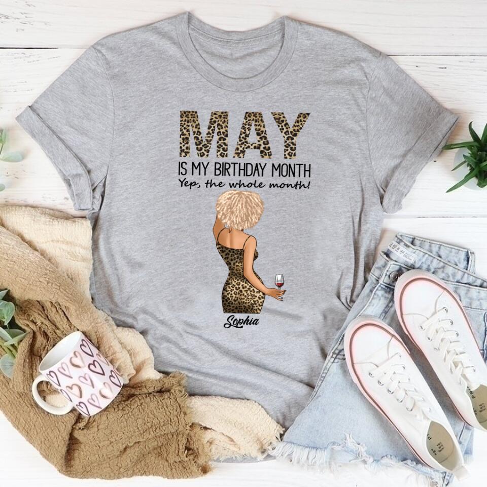 May Birthday Shirt, Custom Birthday Shirt, Queens Born In May, May Birthday Gifts, May Shirts For Woman