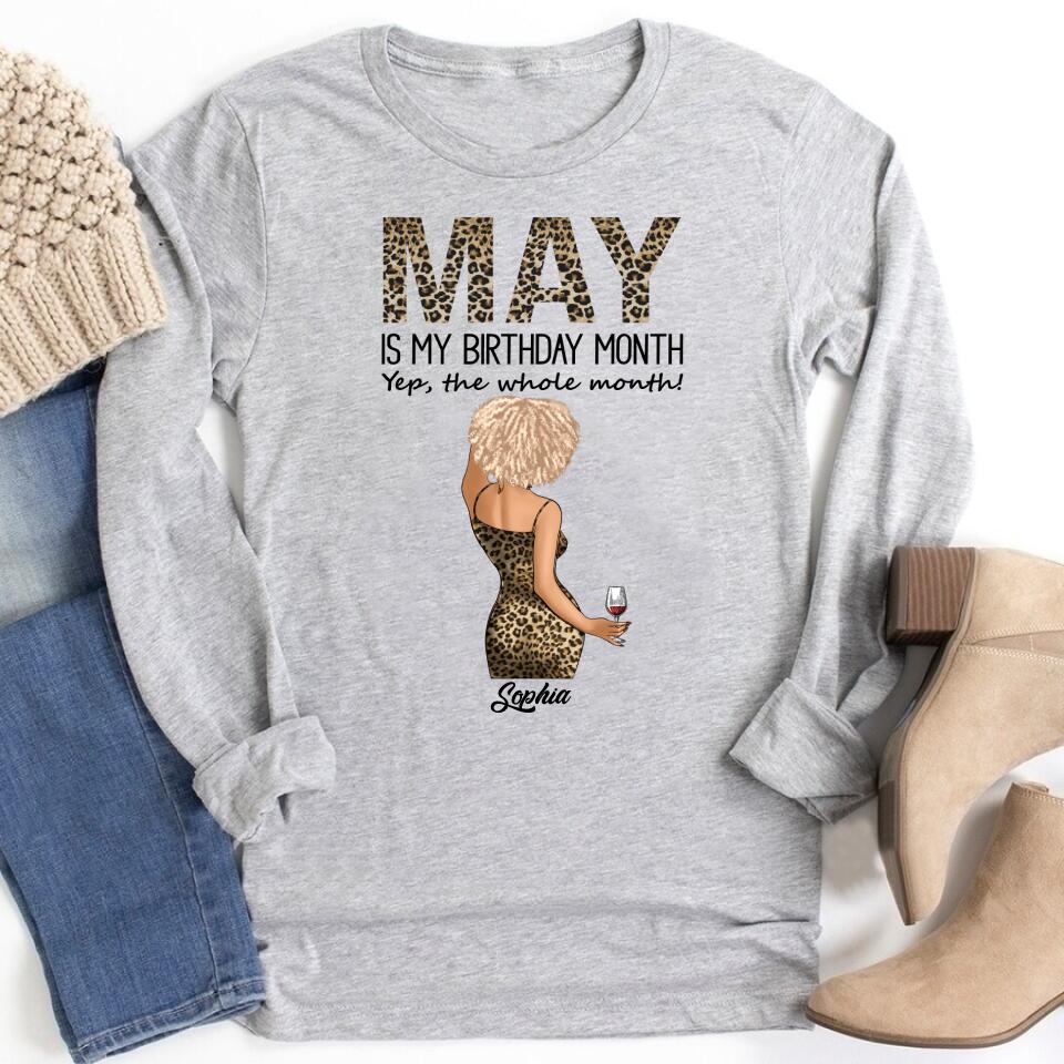 May Birthday Shirt, Custom Birthday Shirt, Queens Born In May, May Birthday Gifts, May Shirts For Woman