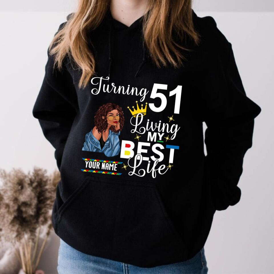 Custom Birthday Shirts, Chapter 51, Fabulous Since 1971 51th Birthday Unique T Shirt For Woman, Her Gifts For 51 Years Old, Turning 51 Birthday Cotton Shirt