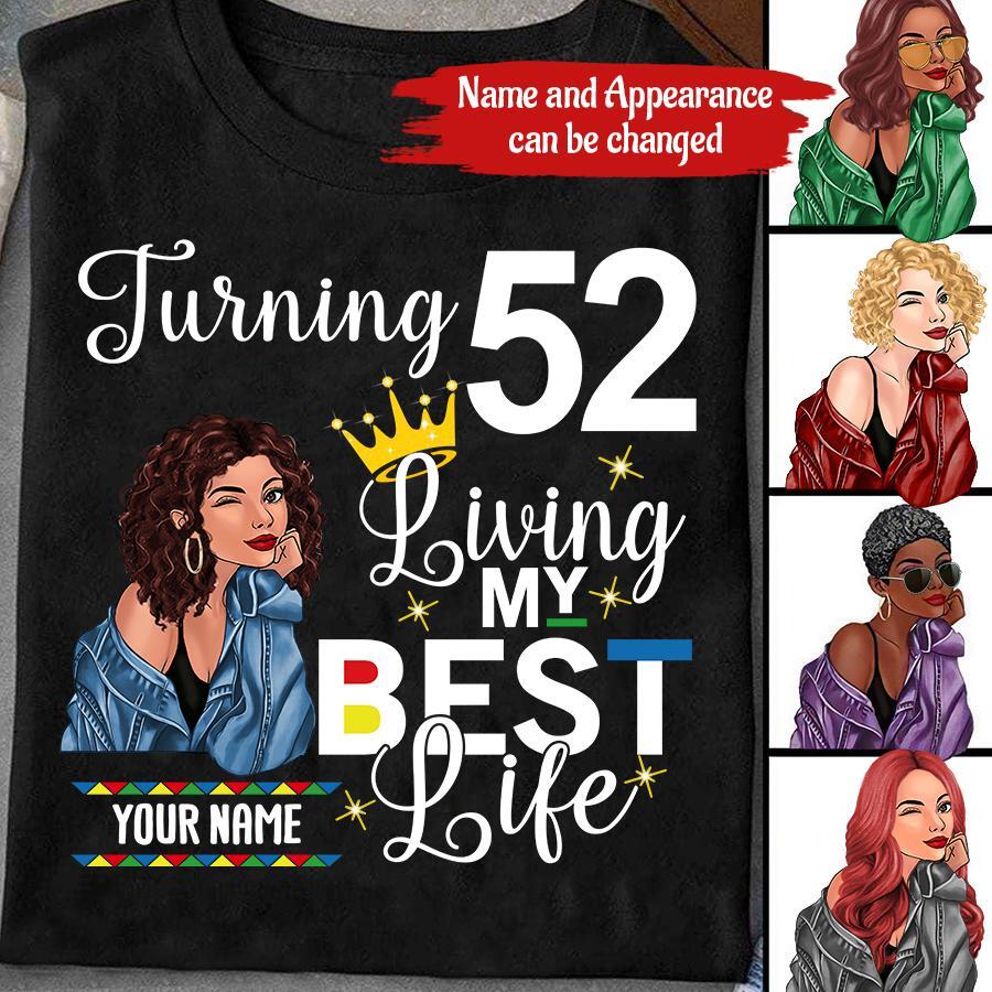 Custom Birthday Shirts, Chapter 52, Fabulous Since 1970 52th Birthday Unique T Shirt For Woman, Her Gifts For 52 Years Old, Turning 52 Birthday Cotton Shirt