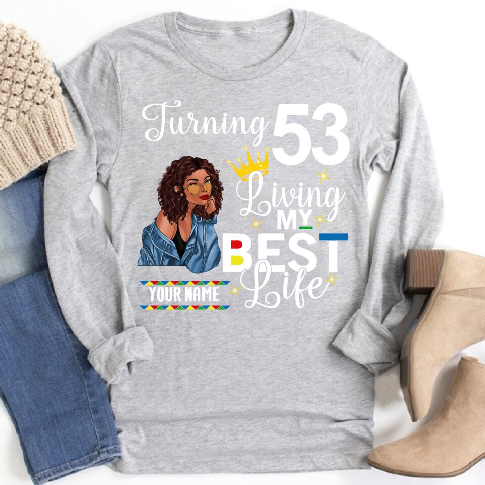 Custom Birthday Shirts, Chapter 53, Fabulous Since 1969 53th Birthday Unique T Shirt For Woman, Her Gifts For 53 Years Old, Turning 53 Birthday Cotton Shirt