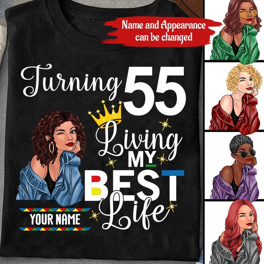 Custom Birthday Shirts, Chapter 55, Fabulous Since 1967 55th Birthday Unique T Shirt For Woman, Her Gifts For 55 Years Old, Turning 55 Birthday Cotton Shirt