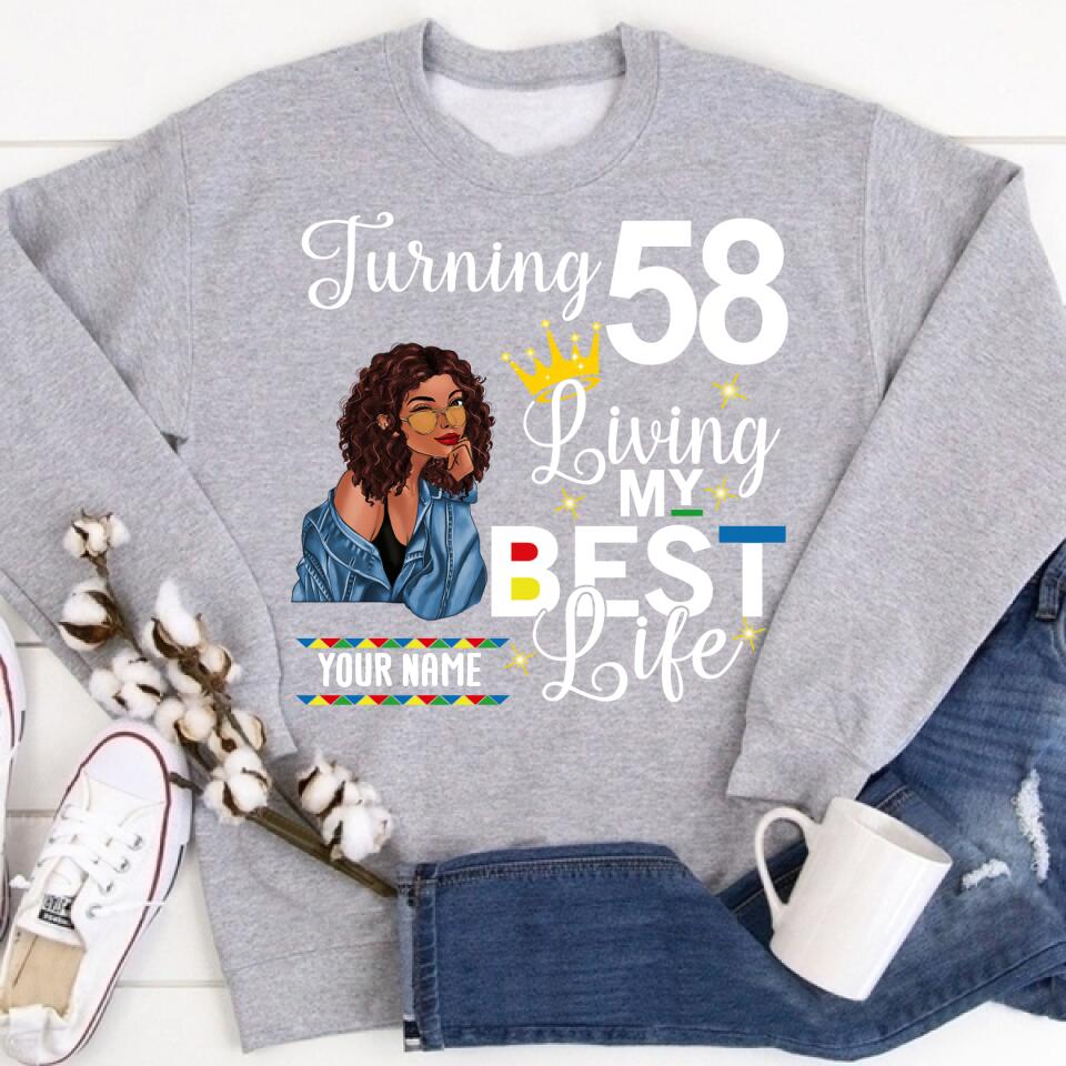 Custom Birthday Shirts, Chapter 58, Fabulous Since 1964 58th Birthday Unique T Shirt For Woman, Her Gifts For 58 Years Old, Turning 58 Birthday Cotton Shirt