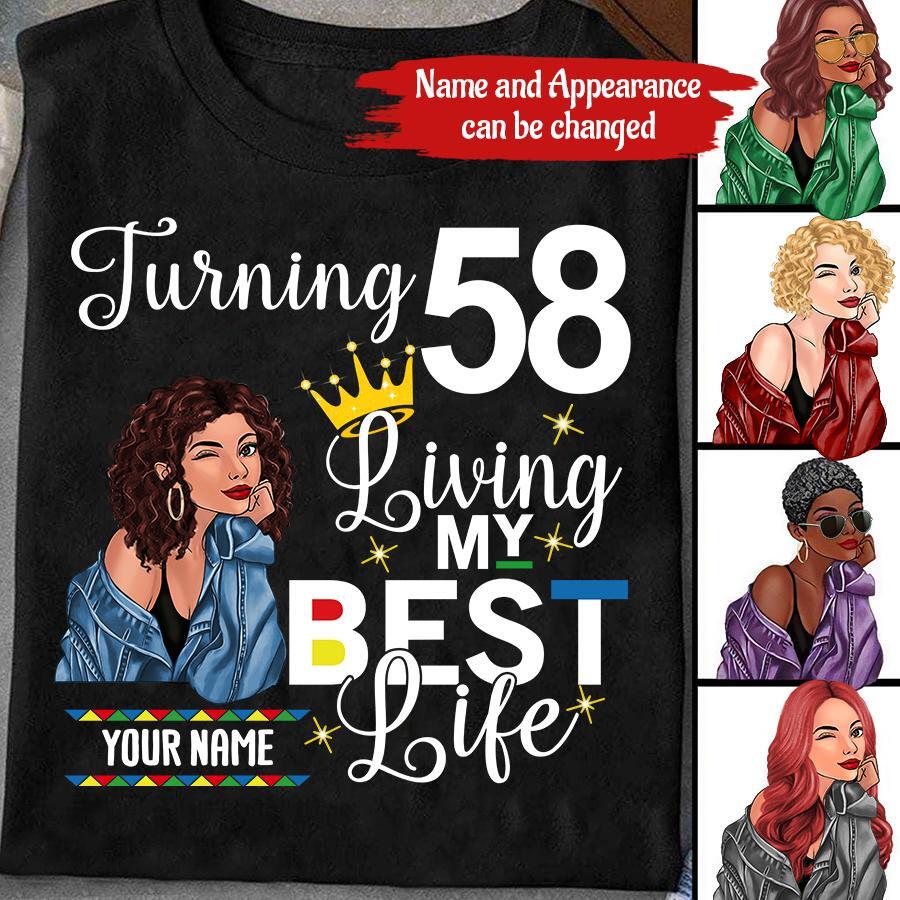 Custom Birthday Shirts, Chapter 58, Fabulous Since 1964 58th Birthday Unique T Shirt For Woman, Her Gifts For 58 Years Old, Turning 58 Birthday Cotton Shirt