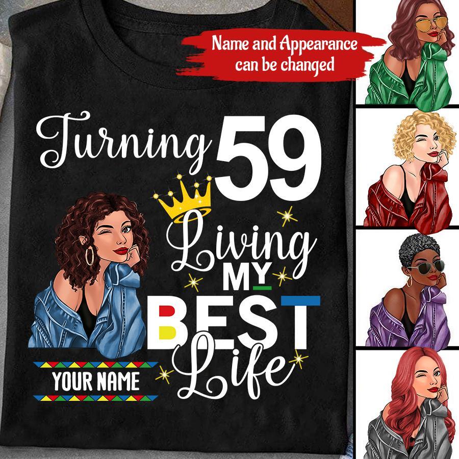 Custom Birthday Shirts, Chapter 59, Fabulous Since 1963 59th Birthday Unique T Shirt For Woman, Her Gifts For 59 Years Old, Turning 59 Birthday Cotton Shirt