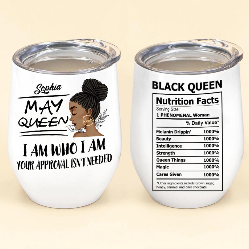 Personalized Wine Tumbler - Birthday Gift For May Queen, May birthday gifts, May birthday gift idea for her