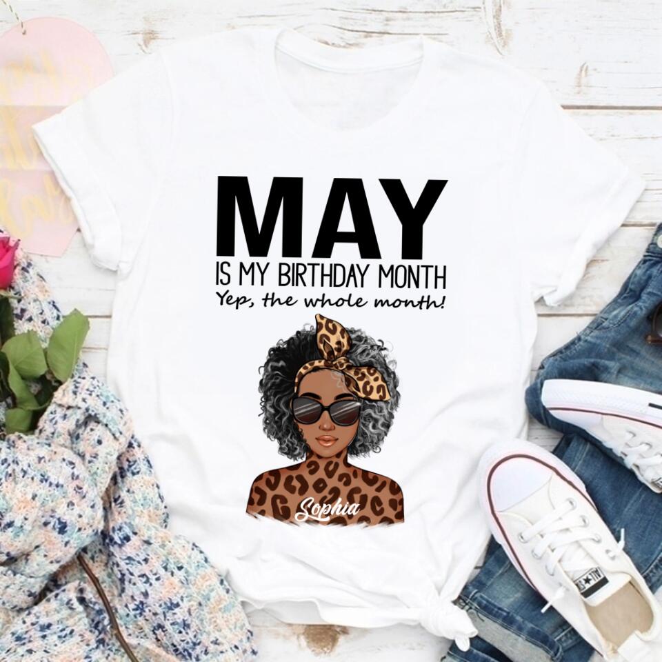 May Birthday Shirt, Custom Birthday Shirt, Queens Born In May, May Birthday Gifts, May Shirts For Woman