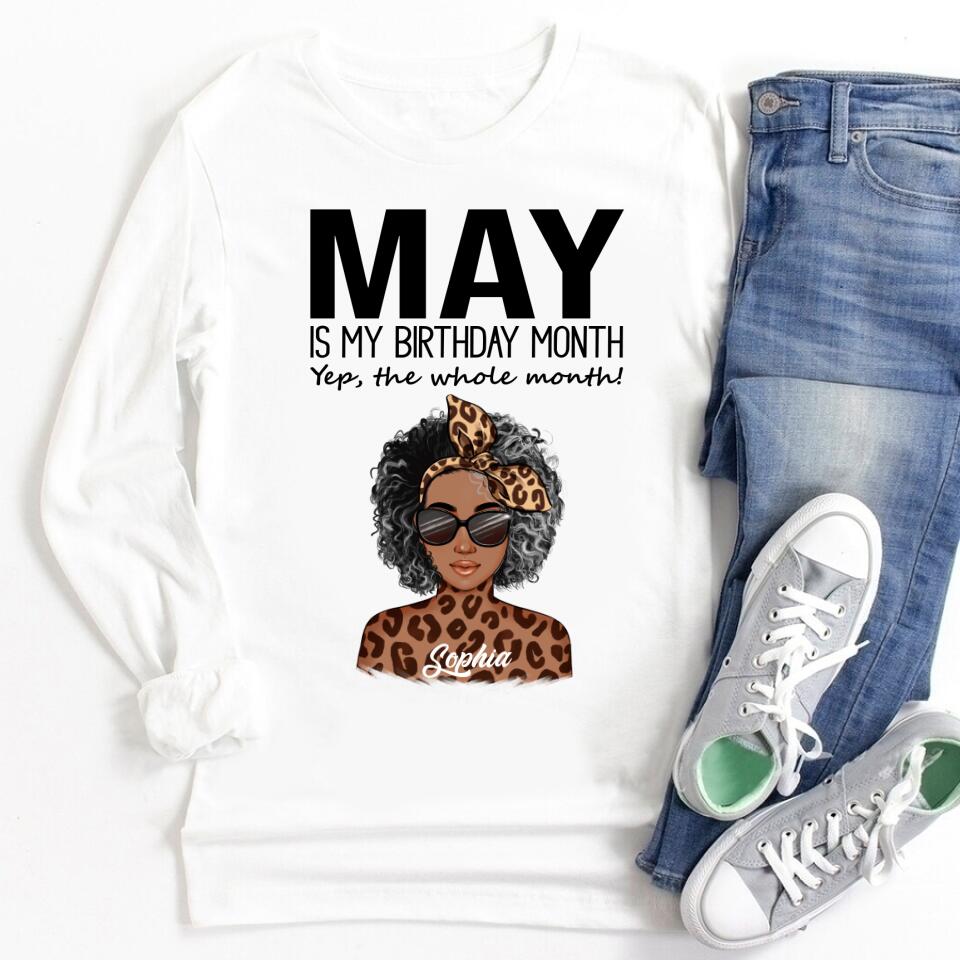 May Birthday Shirt, Custom Birthday Shirt, Queens Born In May, May Birthday Gifts, May Shirts For Woman