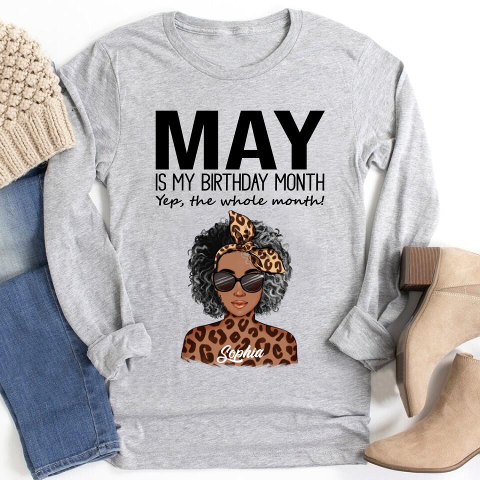 May Birthday Shirt, Custom Birthday Shirt, Queens Born In May, May Birthday Gifts, May Shirts For Woman