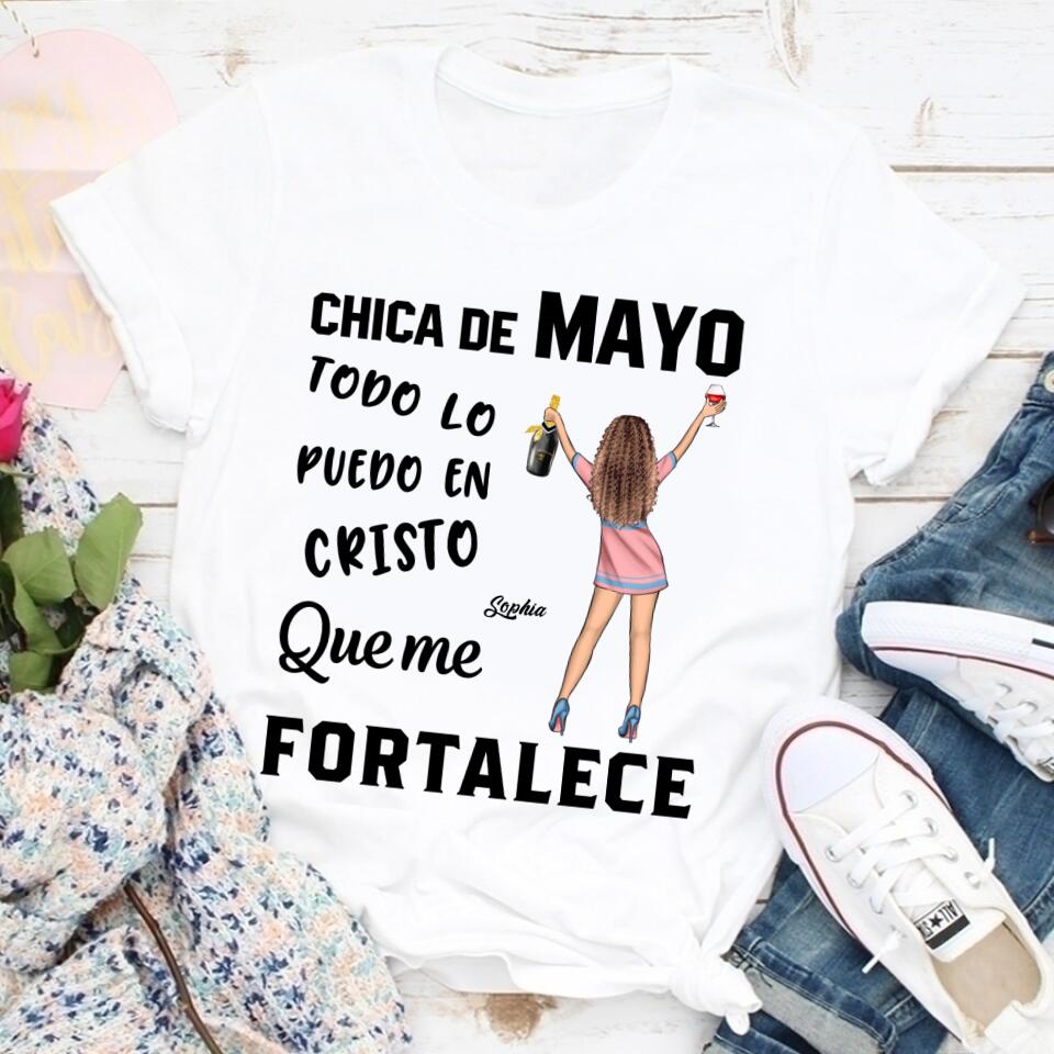 Camisa De Cumpleaños De Mayo, Camisa De Cumpleaños Personalizada, Reinas Nacidas En Mayo, Regalos De Cumpleaños De Mayo, Camisas De Mayo Para Mujeres