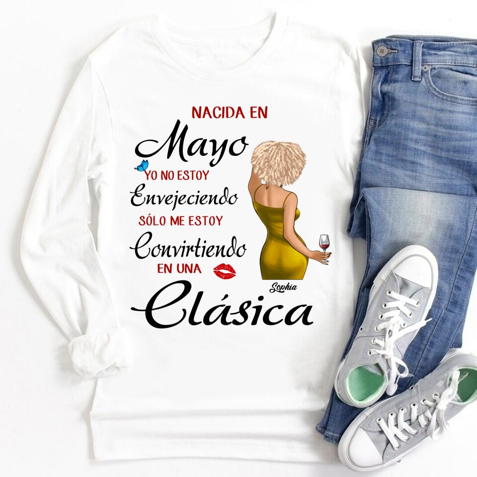 Camisa De Cumpleaños De Mayo, Camisa De Cumpleaños Personalizada, Reinas Nacidas En Mayo, Regalos De Cumpleaños De Mayo, Camisas De Mayo Para Mujeres