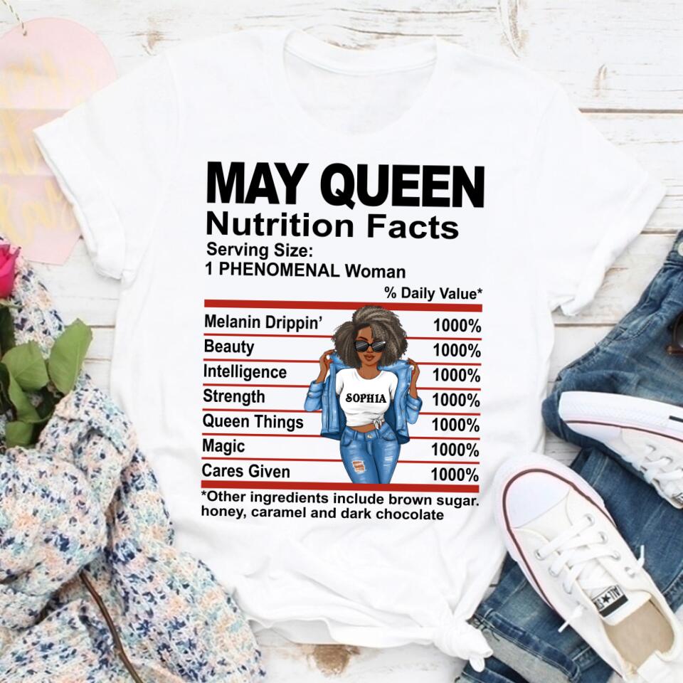 May Birthday Shirt, Custom Birthday Shirt, Queens Born In May, May Birthday Gifts, May Shirts For Woman