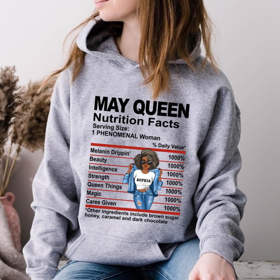 May Birthday Shirt, Custom Birthday Shirt, Queens Born In May, May Birthday Gifts, May Shirts For Woman