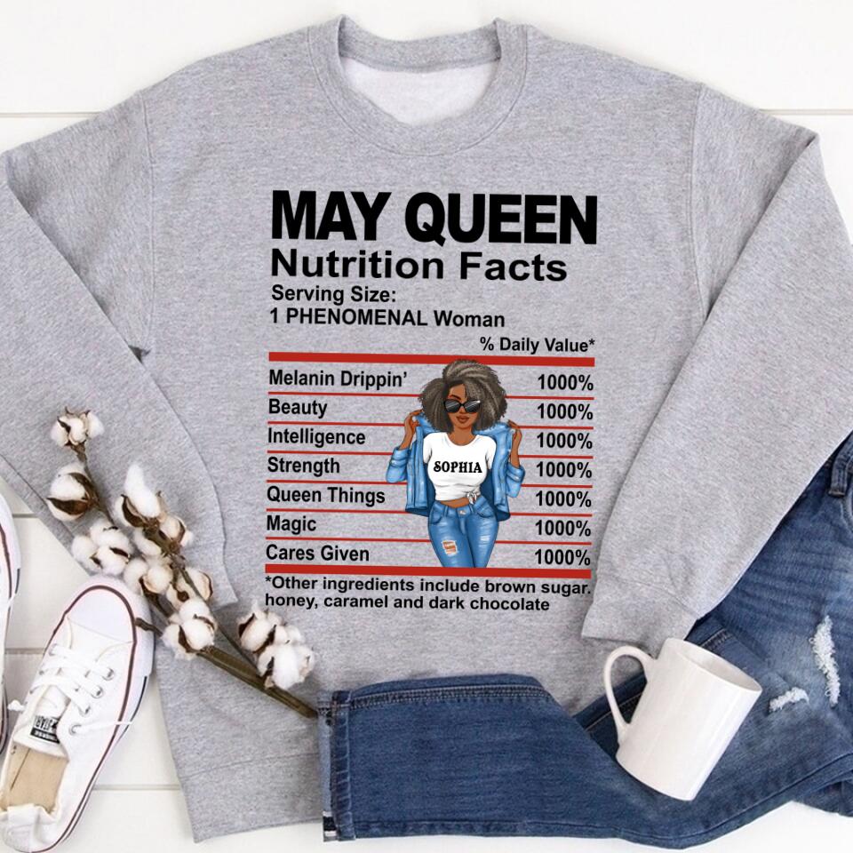 May Birthday Shirt, Custom Birthday Shirt, Queens Born In May, May Birthday Gifts, May Shirts For Woman